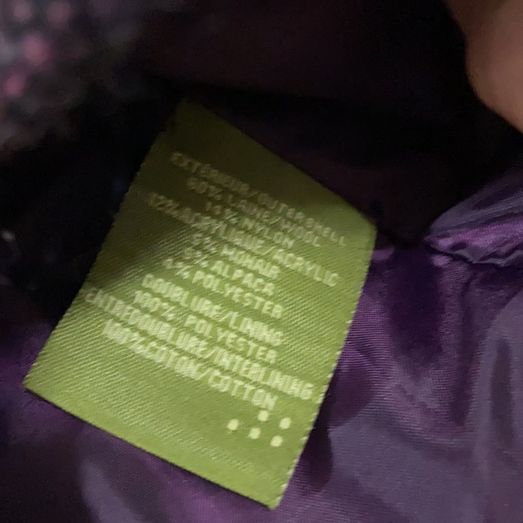 Purple soia &kyo wool peacoat 24 hour price drop - Picture 5 of 8